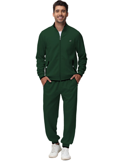 Men'S Tracksuits Sweatsuits for Men Set Track Suits 2 Piece Casual Athletic Jogging Warm up Full Zip Sweat Suits Armygreen M