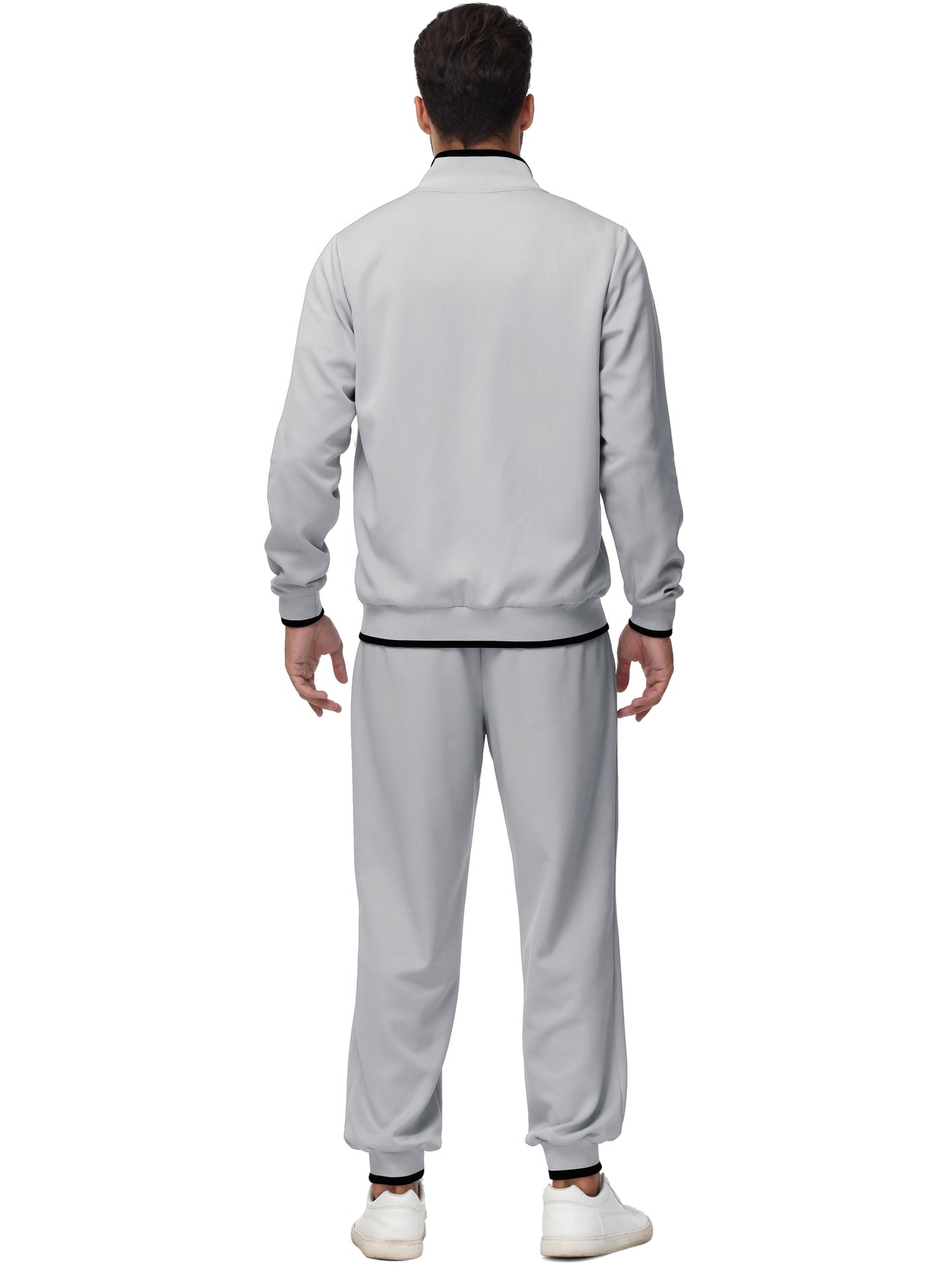 Men'S Tracksuits Sweatsuits for Men Set Track Suits 2 Piece Casual Athletic Jogging Warm up Full Zip Sweat Suits Darkgrey XL