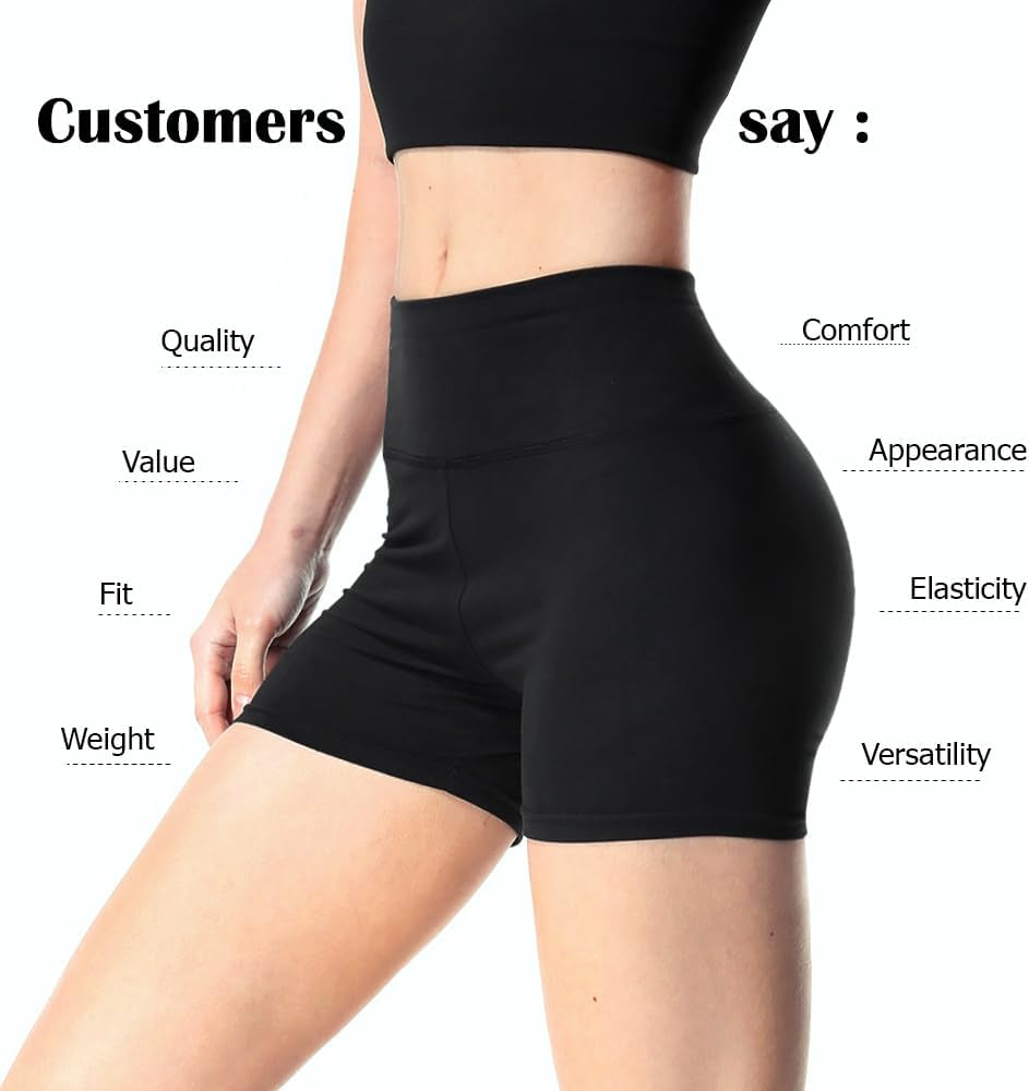 Women'S Workout Yoga Athletic Running Dance Gym Shorts High Waist Cheerleader Volleyball Short Pants